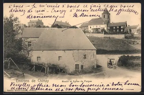 AK Forges /Chimay, Moulin et Eglise