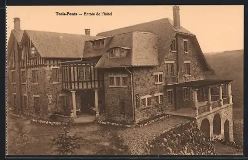 AK Trois-Ponts, Entrée de l`hôtel