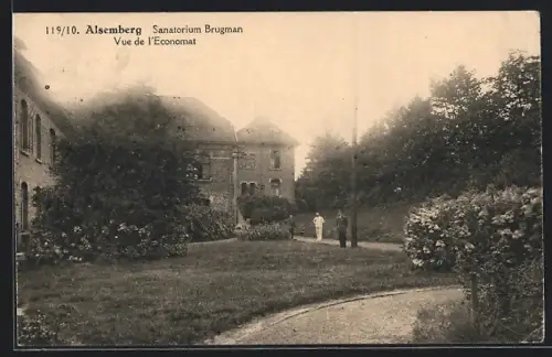 AK Alsemberg, Sanatorium Brugman, Vue de l`Economat