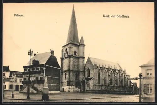 AK Bilsen, Kerk en Stadhuis