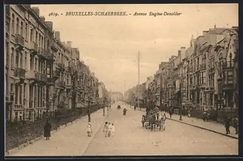 AK Bruxelles-Schaerbeek, Avenue Eugène-Demolder