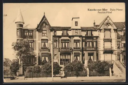 AK Knocke-sur-Mer, Pension-Hôtel Daisy, Propr. J. Léonard-Berleur