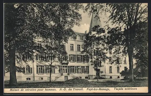 AK Fayt-lez-Manage, Maison de retraites pour hommes, Facade extérieure