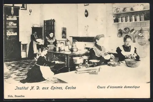 AK Eecloo, Institut N. D. aux Epines, Cours d` économie domestique