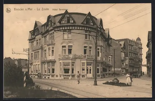 AK Le Zoute /Knocke, Hôtel Terminus