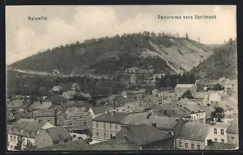 AK Aywaille, Panorama vers Sprimont