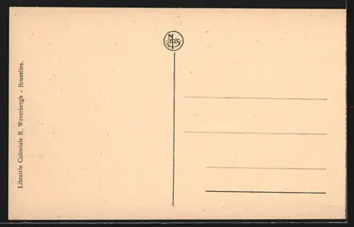 AK Anvers, Université Coloniale de Belgique, Entrée principale