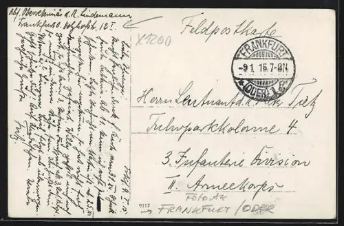 Foto-AK Frankfurt /Oder, Reit-Haus, Soldaten zu Pferd