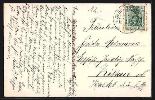 AK Gersdorf /Dresden, Postagentur u. Materialwaren-Handlung von Robert Lippmann