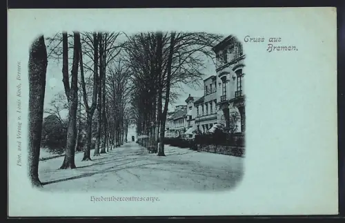 AK Bremen, Partie in der Herdenthorcontrescarpe