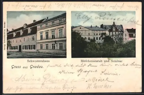 AK Gnadau, Schwesternhaus, Mädchenanstalt und Seminar