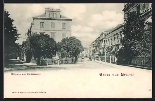 AK Bremen, Richtweg und Contrescarpe