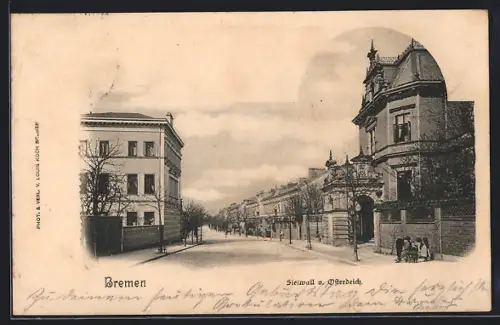 AK Bremen, Sielwall u. Osterdeich