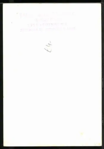 AK Musiker Martin Mann schaut in die Kamera, Autograph