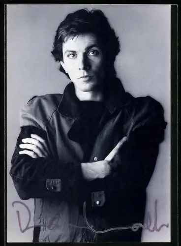 AK Musiker Rüdiger Wolf, Portrait, Autograph