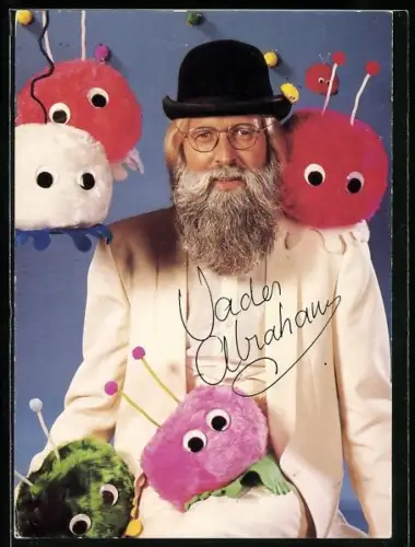 AK Musiker Vader Abraham mit den Wuppies, Autograph