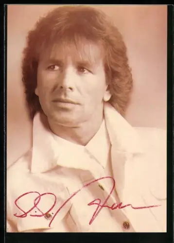 AK Portrait des Sängers G. G. Anderson, Autograph