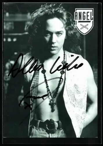 AK Musiker Angel mit verführerischem Blick, Autograph