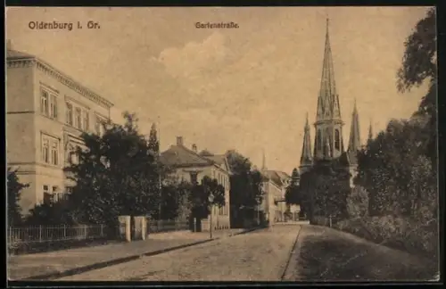 AK Oldenburg i. Gr., Gartenstrasse