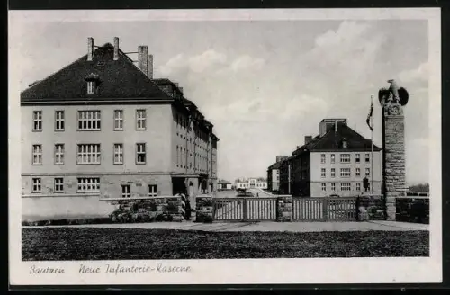 AK Bautzen, Neue Infanterie-Kaserne, 