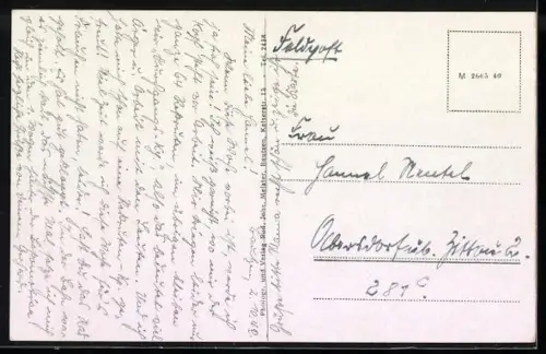 AK Bautzen, Neue Infanterie-Kaserne, 