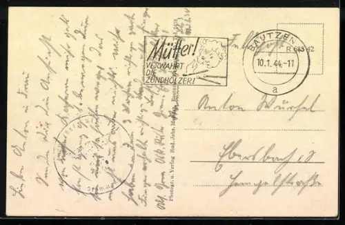 AK Bautzen, Neue Infanterie-Kaserne, 