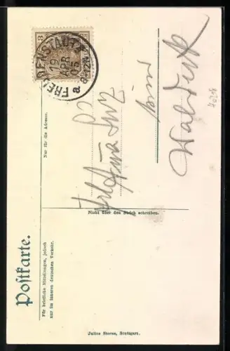 AK Friedrich Schiller, zum 100. Todestag