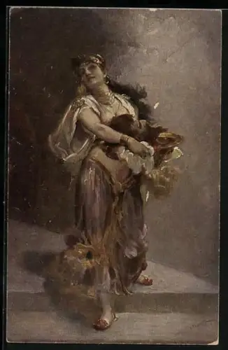 Künstler-AK Georg Papperitz: Salome