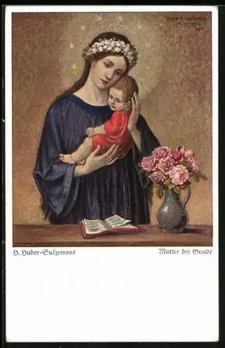 Künstler-AK Hans Huber-Sulzemoos: Mutter der Gnade