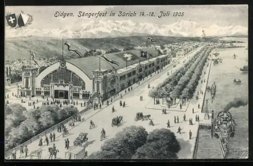 AK Zürich, Musikfest, Festhütte