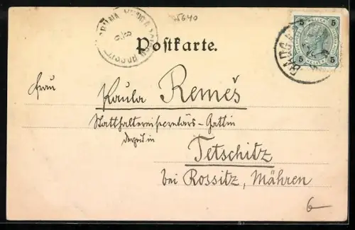 AK Bad Gastein, Ortsansicht mit Kaiserpromenade