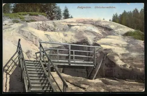AK Badgastein, Partie an den Gletschermühlen