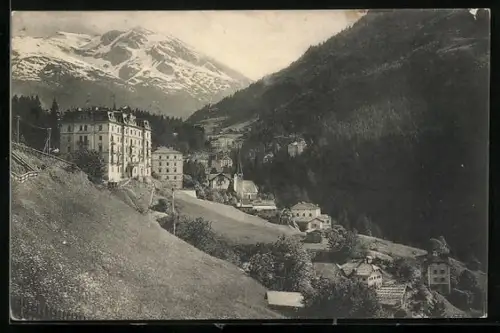 AK Bad Gastein, Blick zum Hotel Kaiserhof