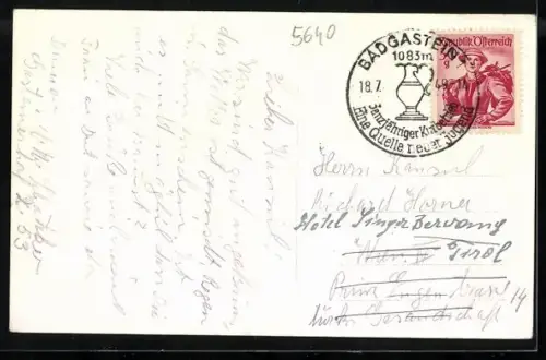 AK Badgastein, Partie bei der Pfarrkirche