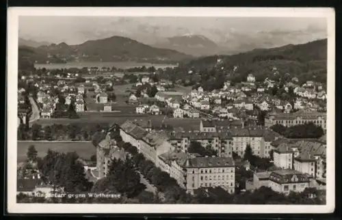 AK Klagenfurt, Totalansicht gegen Wörthersee