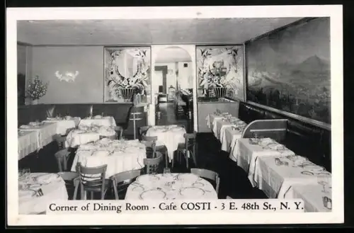 AK New York, NY, Cafe Costi, 3 East 48th Street, Corner of Dining Room