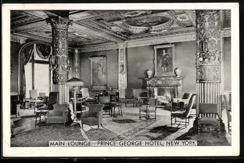 AK New York, NY, Prince George Hotel, 14 E 28th Street, Main Lounge