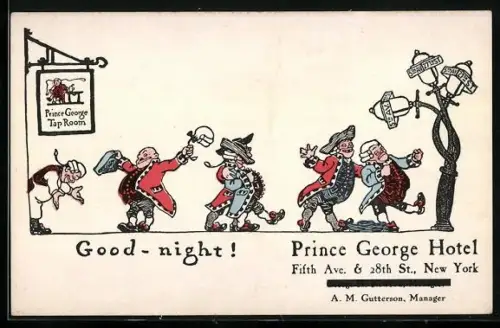 AK New York, NY, Prince George Hotel, Good-night!