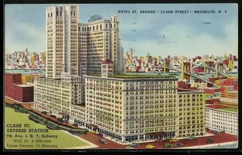AK New York, NY, Hotel St. George, Clark Street