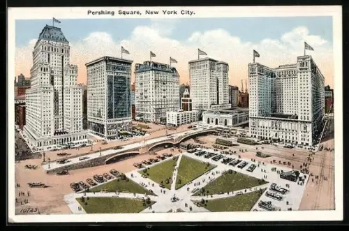 AK New York, NY, Pershing Square