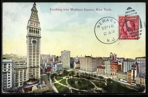 AK New York, NY, Looking into Madison Square