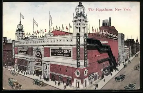 AK New York, The Hippodrome, Autos