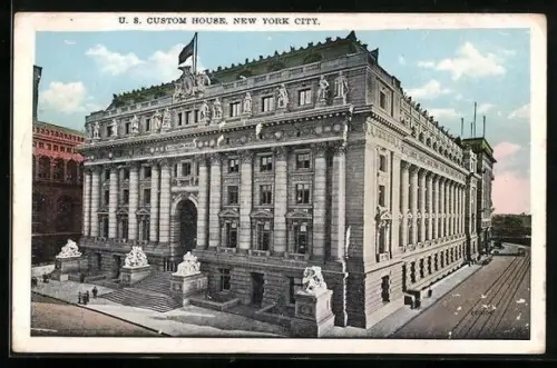 AK New York, NY, U. S. Custom House