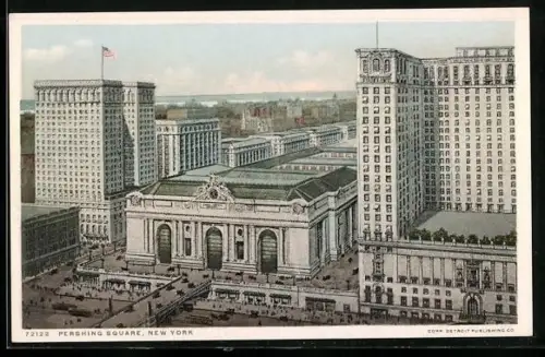 AK New York, NY, Pershing Square, Grand Central Station