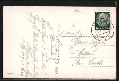 AK Güstrow, Neuer Rosengarten mit Besuchern