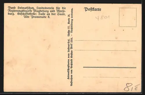 AK Wendelstein / Anhalt, Im kleinen Hof