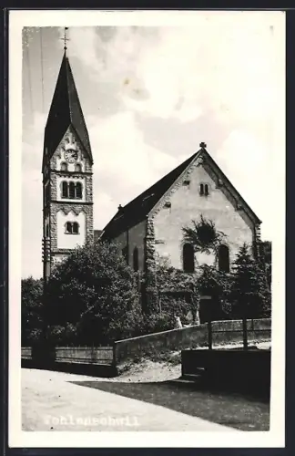 AK Wohlenschwil, Blick auf die Kirche