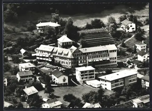 AK Thusis /GR, Krankenhaus aus der Vogelschau