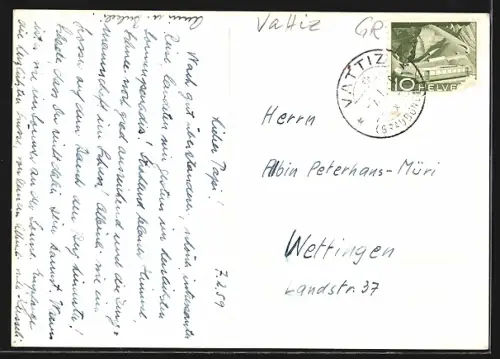 AK Vattiz, Ortsansicht mit Umgebung