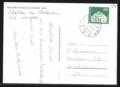 AK La Scheulte /J. B., Nouvelle ecole